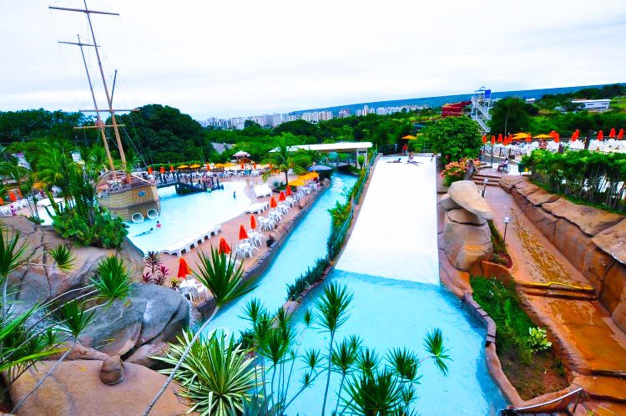 Lacqua Diroma Oficial - Diroma Acqua Park Incluido - Com Roupa De Cama E Banho Caldas Novas Bagian luar foto